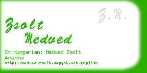 zsolt medved business card